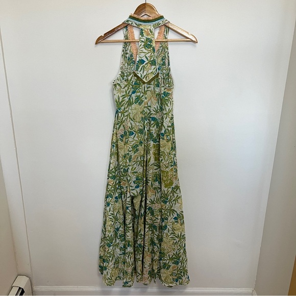 Poupette St. Barth Nava Maxi Dress in Green Orchid Size XS NWOT - Picture 8 of 8